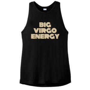 Big Virgo Energy Astrology Gift Ladies PosiCharge Tri-Blend Wicking Tank