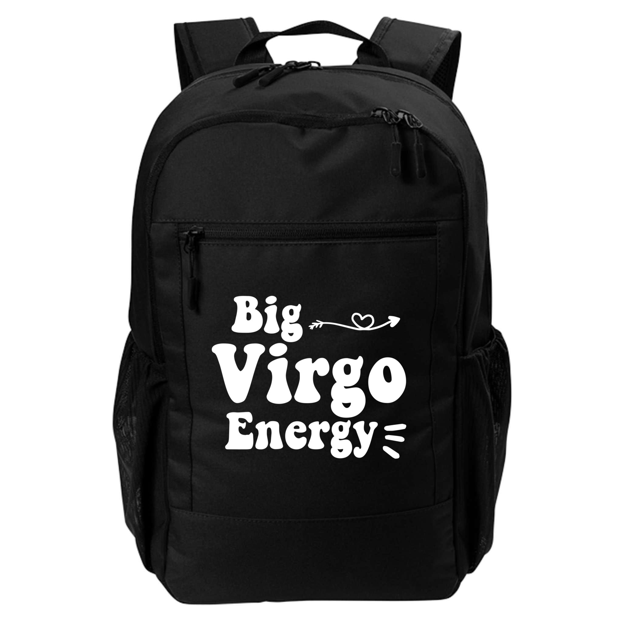 Big Virgo Energy Groovy Zodiac Sign Astrology Horoscope Cool Gift Backpack