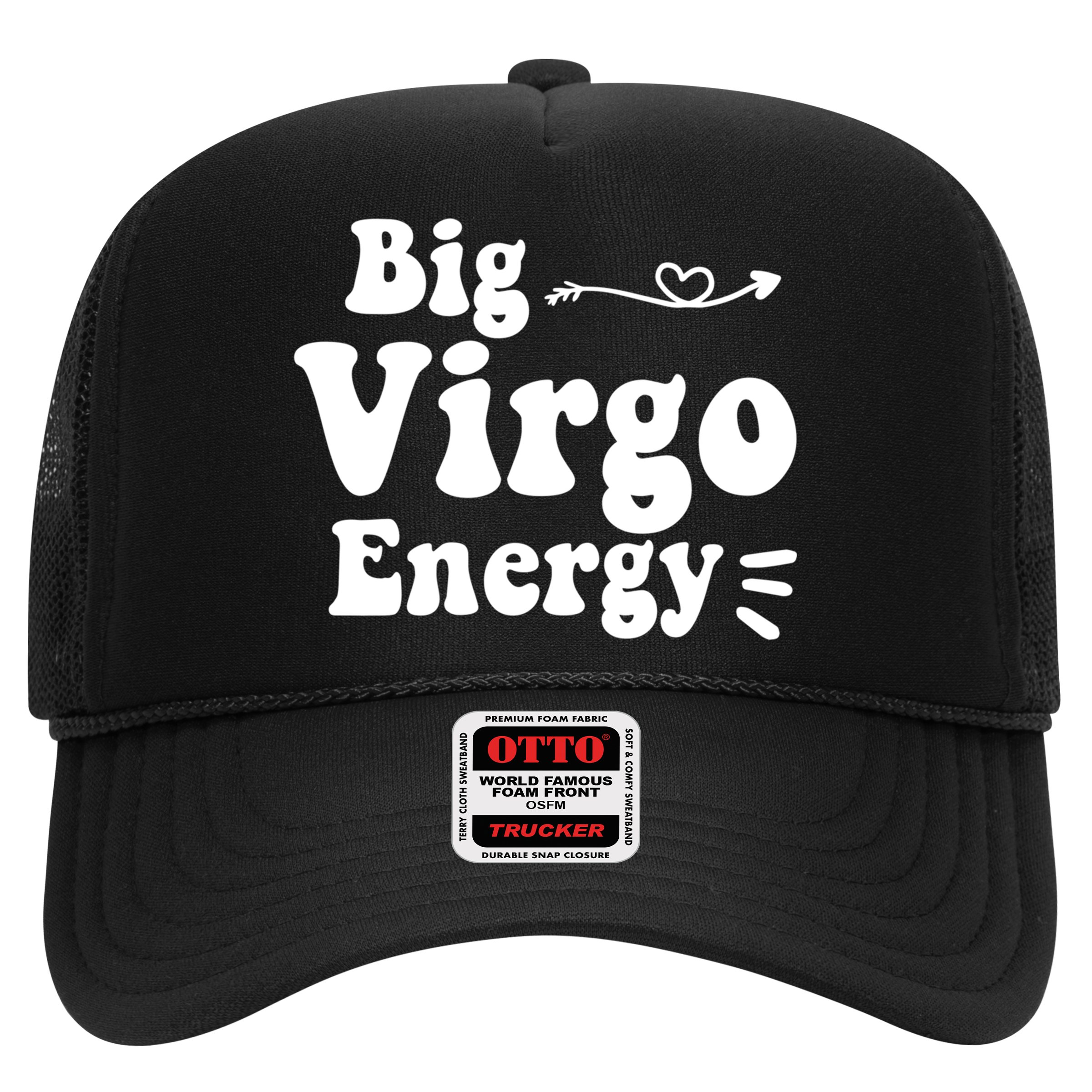 Big Virgo Energy Groovy Zodiac Sign Astrology Horoscope Cool Gift Hat