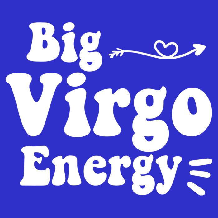 Big Virgo Energy Groovy Zodiac Sign Astrology Horoscope Cool Gift Tall T-Shirt