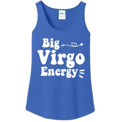 Big Virgo Energy Groovy Zodiac Sign Astrology Horoscope Cool Gift Ladies Essential Tank