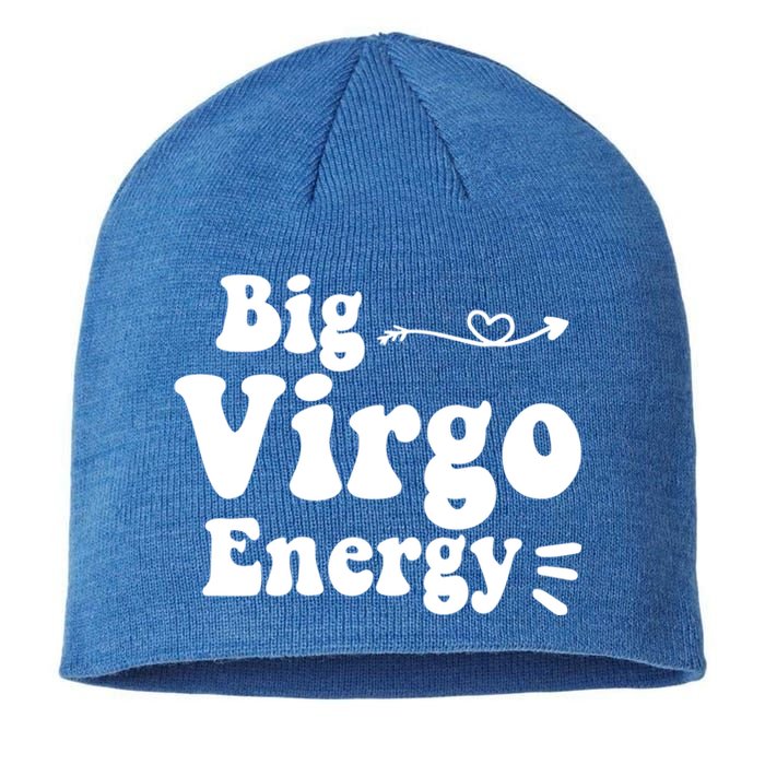 Big Virgo Energy Groovy Zodiac Sign Astrology Horoscope Cool Gift Sustainable Beanie