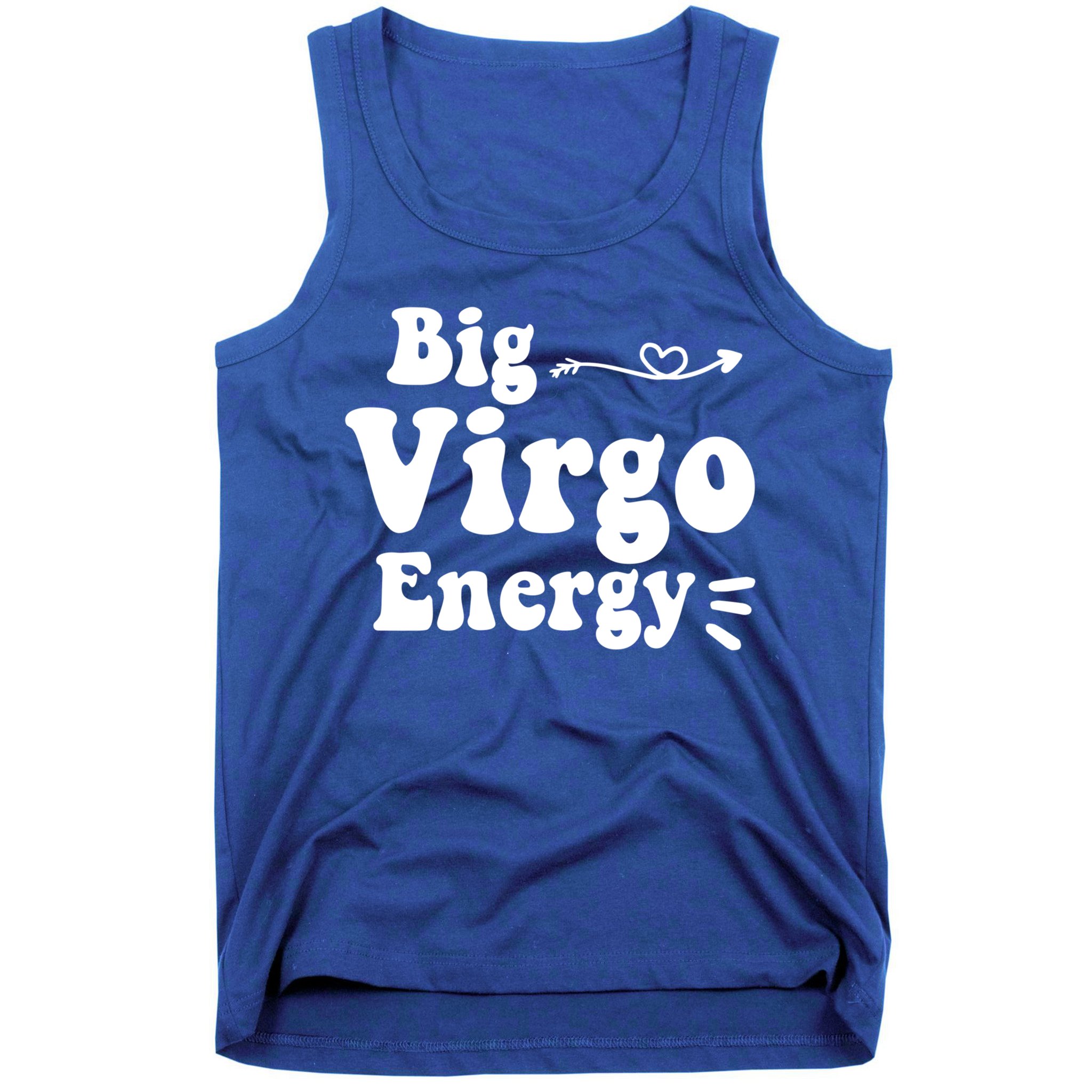 Big Virgo Energy Groovy Zodiac Sign Astrology Horoscope Cool Gift Tank Top