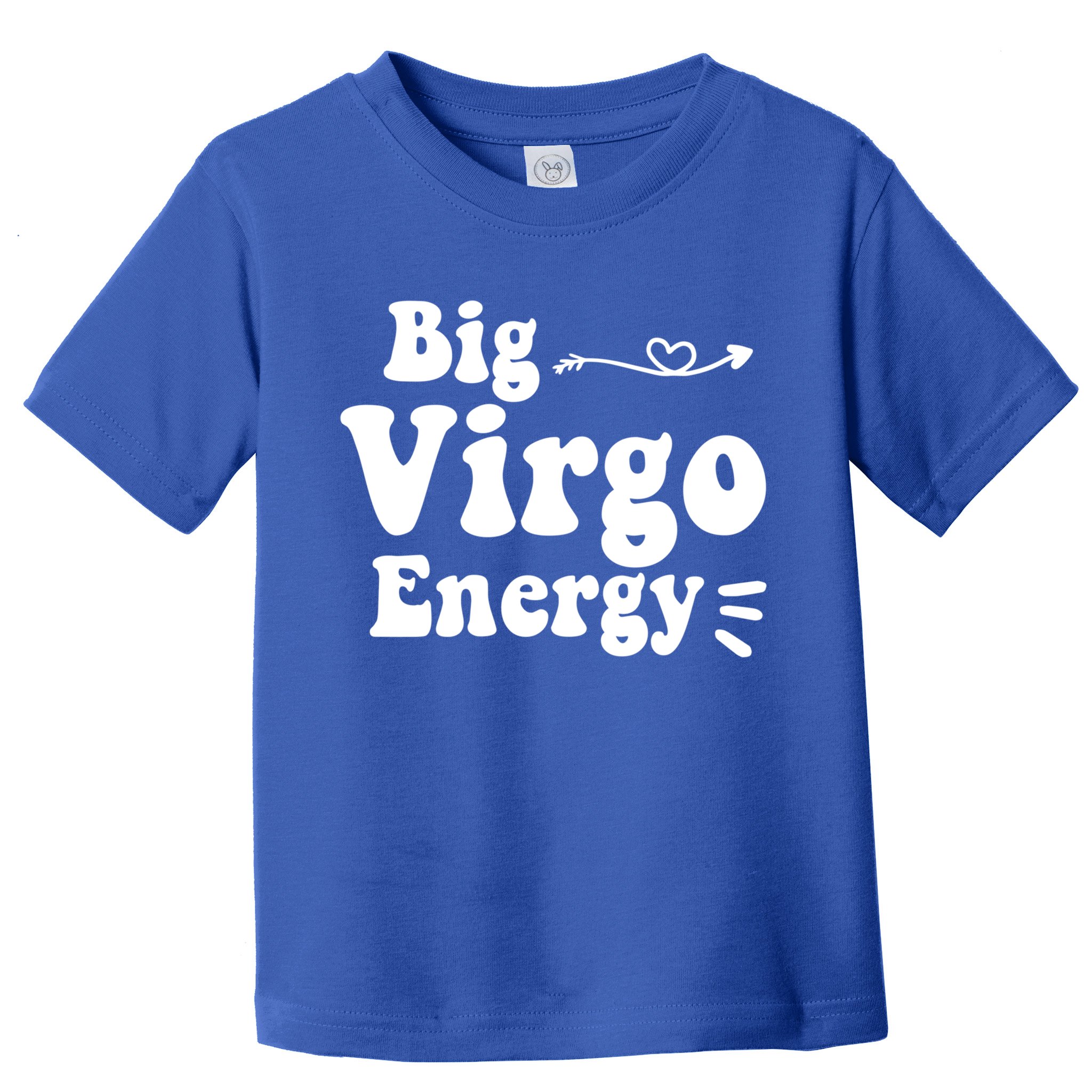 Big Virgo Energy Groovy Zodiac Sign Astrology Horoscope Cool Gift Toddler T-Shirt