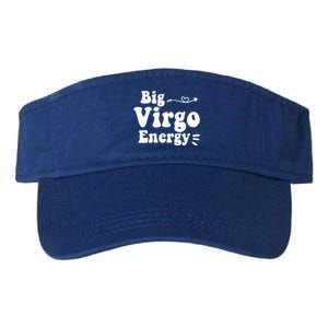 Big Virgo Energy Groovy Zodiac Sign Astrology Horoscope Cool Gift Valucap Bio-Washed Visor