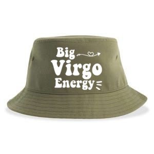 Big Virgo Energy Groovy Zodiac Sign Astrology Horoscope Cool Gift Sustainable Bucket Hat