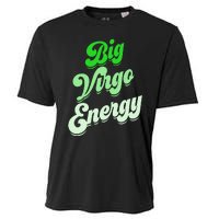 Big Virgo Energy Virgo Birthday Zodiac Sign Cooling Performance Crew T-Shirt