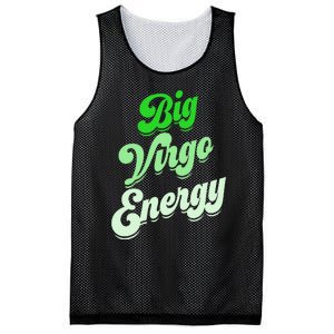 Big Virgo Energy Virgo Birthday Zodiac Sign Mesh Reversible Basketball Jersey Tank