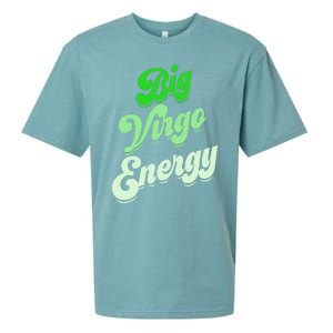 Big Virgo Energy Virgo Birthday Zodiac Sign Sueded Cloud Jersey T-Shirt