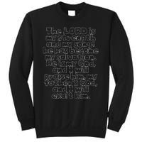 Bible Verse Exodus 152 In Dotted Phrases Sweatshirt