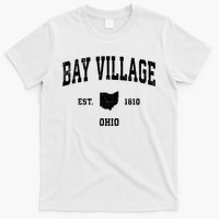 Bay Village Est 1810 Ohio Oh Vintage Athletic Sports Design T-Shirt