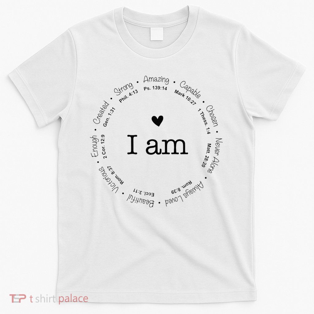 Bible Verse Faith Based Christian I Am A Christian T-Shirt