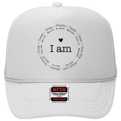 Bible Verse Faith Based Christian I Am A Christian Trucker Hat