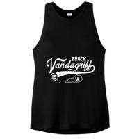 Brock Vandagriff Flair Script Ladies PosiCharge Tri-Blend Wicking Tank
