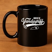Brock Vandagriff Flair Script 11oz C Handle Ceramic Mug