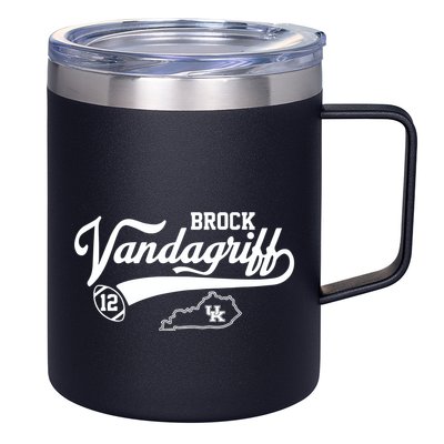 Brock Vandagriff Flair Script 12oz Stainless Steel Coffee Mug