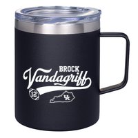 Brock Vandagriff Flair Script 12oz Stainless Steel Coffee Mug