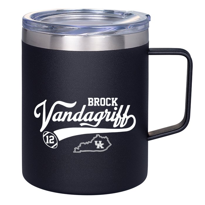 Brock Vandagriff Flair Script 12oz Stainless Steel Coffee Mug