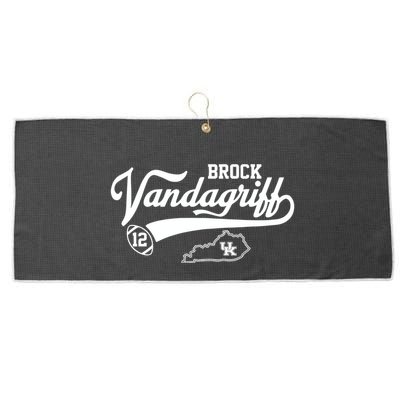 Brock Vandagriff Flair Script Large Microfiber Waffle Golf Towel