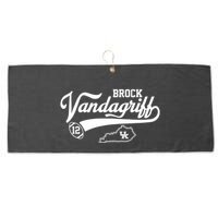Brock Vandagriff Flair Script Large Microfiber Waffle Golf Towel