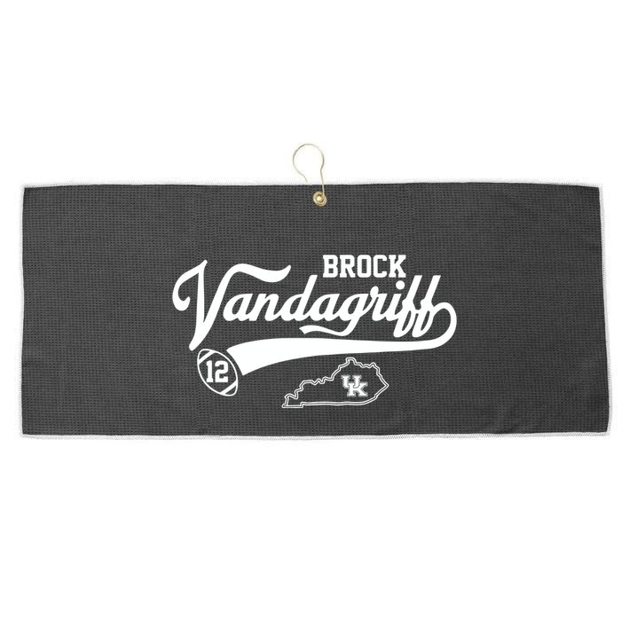 Brock Vandagriff Flair Script Large Microfiber Waffle Golf Towel