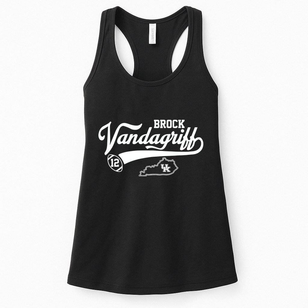 Brock Vandagriff Flair Script Womens Tank Top
