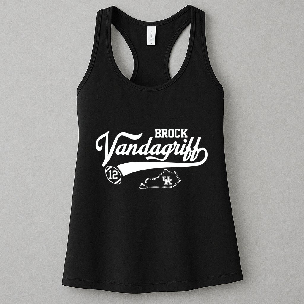 Brock Vandagriff Flair Script Womens Tank Top
