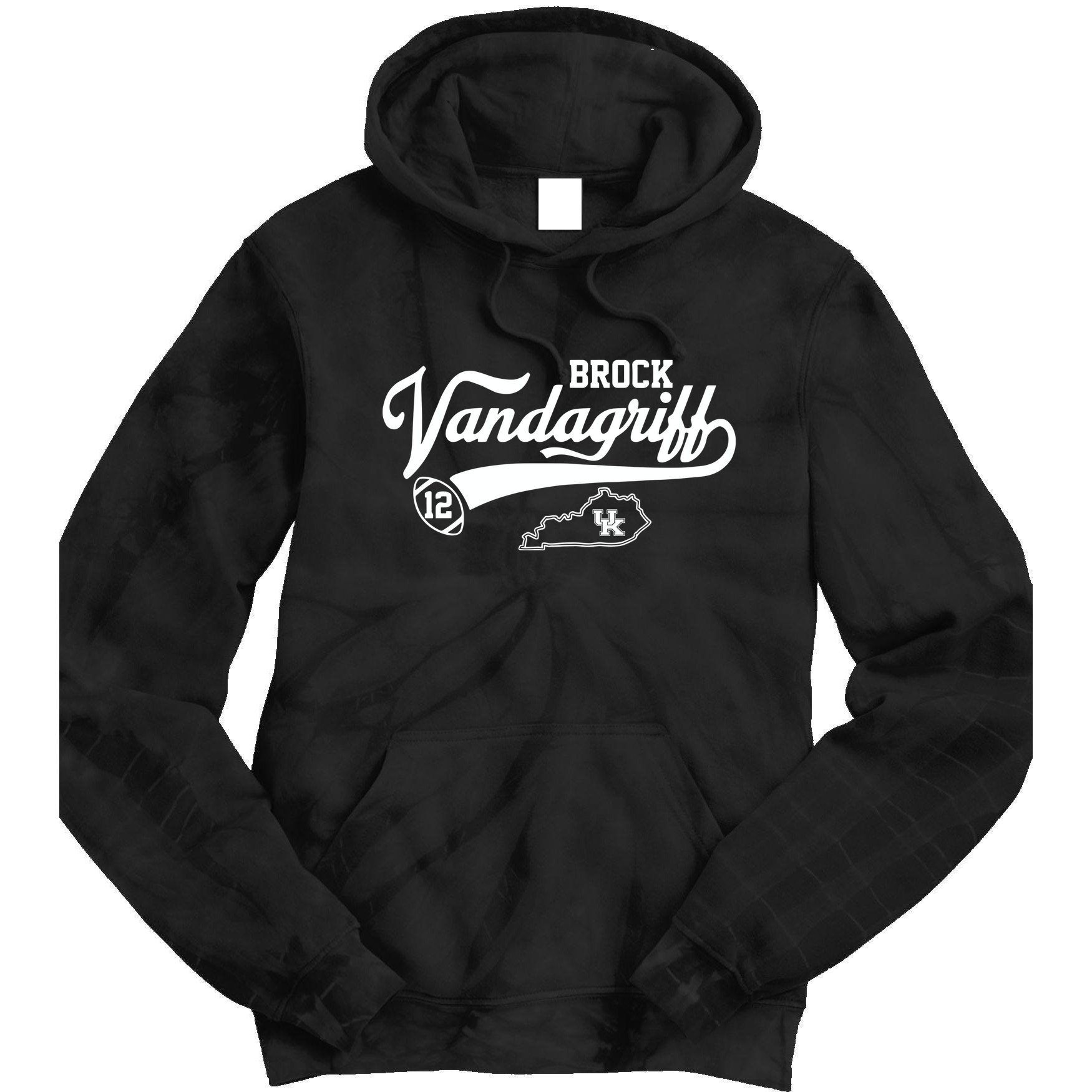 Brock Vandagriff Flair Script Tie Dye Hoodie