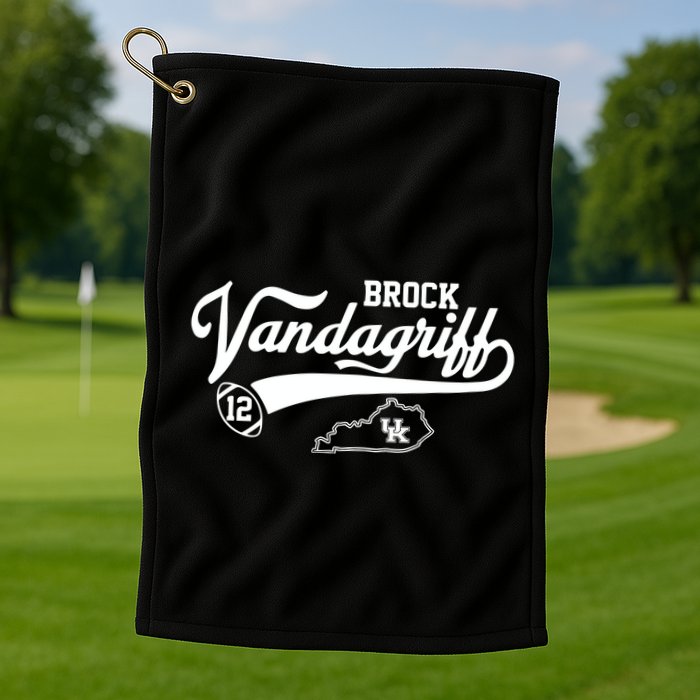 Brock Vandagriff Flair Script Golf Towel