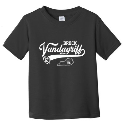 Brock Vandagriff Flair Script Toddler T-Shirt