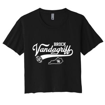 Brock Vandagriff Flair Script Crop Top