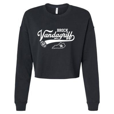 Brock Vandagriff Flair Script Cropped Pullover Crew