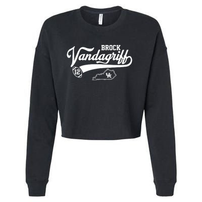 Brock Vandagriff Flair Script Cropped Pullover Crew