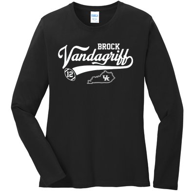 Brock Vandagriff Flair Script Ladies Long Sleeve Shirt