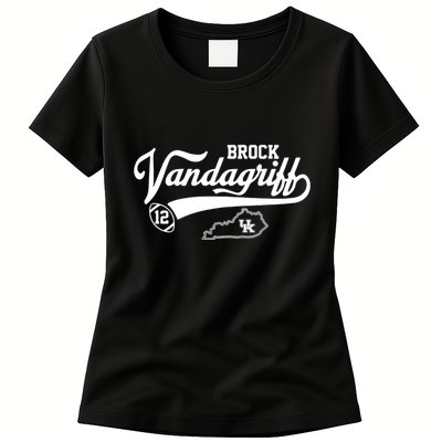 Brock Vandagriff Flair Script Womens T-Shirt
