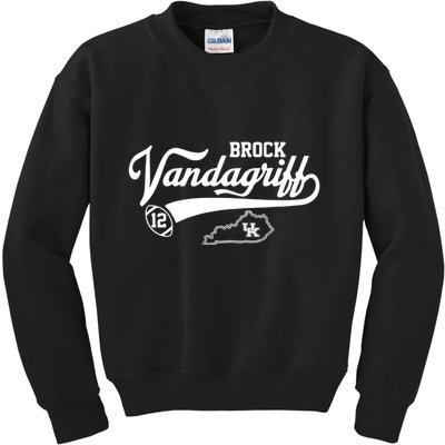 Brock Vandagriff Flair Script Kids Sweatshirt