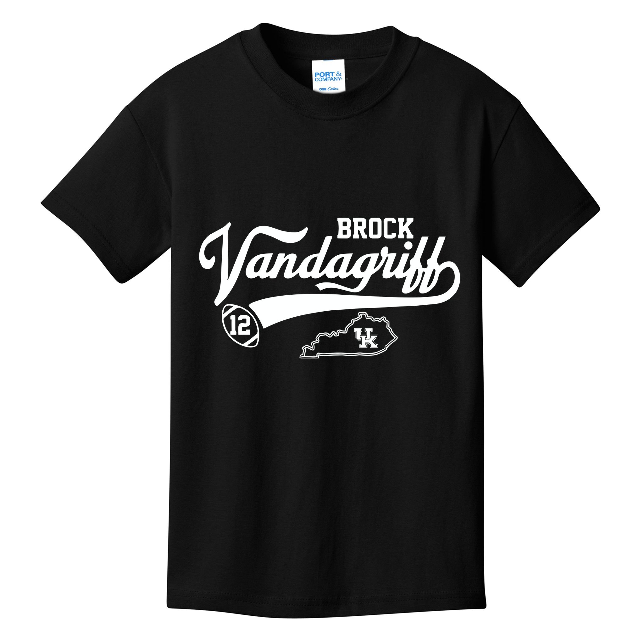 Brock Vandagriff Flair Script Kids T-Shirt