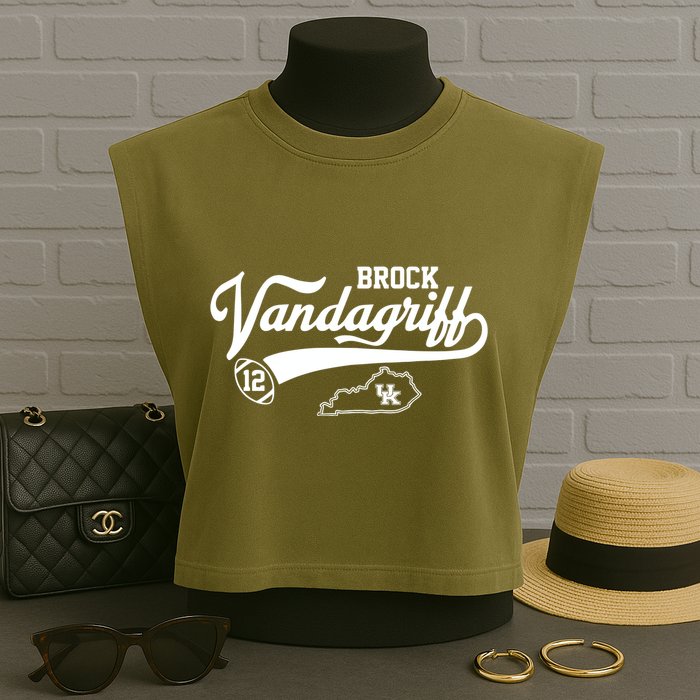 Brock Vandagriff Flair Script Garment-Dyed Women's Muscle Tee