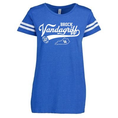 Brock Vandagriff Flair Script Enza Ladies Jersey Football T-Shirt