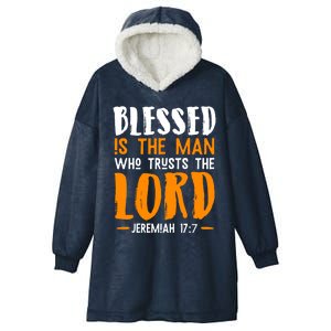 Bible Verse Faith Christianity Religious Gift Idea Prayer Funny Gift Hooded Wearable Blanket