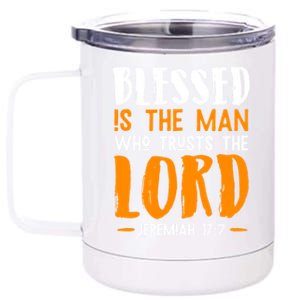 Bible Verse Faith Christianity Religious Gift Idea Prayer Funny Gift 12 oz Stainless Steel Tumbler Cup