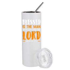 Bible Verse Faith Christianity Religious Gift Idea Prayer Funny Gift Stainless Steel Tumbler