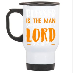 Bible Verse Faith Christianity Religious Gift Idea Prayer Funny Gift Stainless Steel Travel Mug