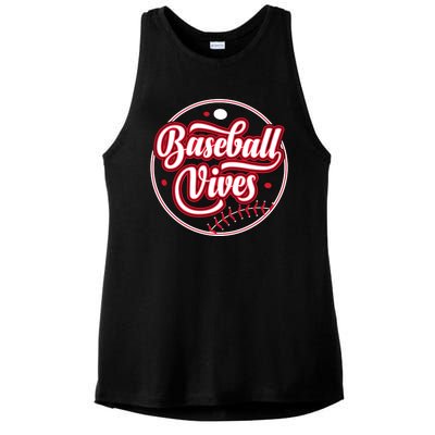 Baseballl Vives Funny Baseball Game Ladies PosiCharge Tri-Blend Wicking Tank