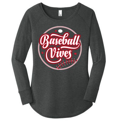 Baseballl Vives Funny Baseball Game Women's Perfect Tri Tunic Long Sleeve Shirt