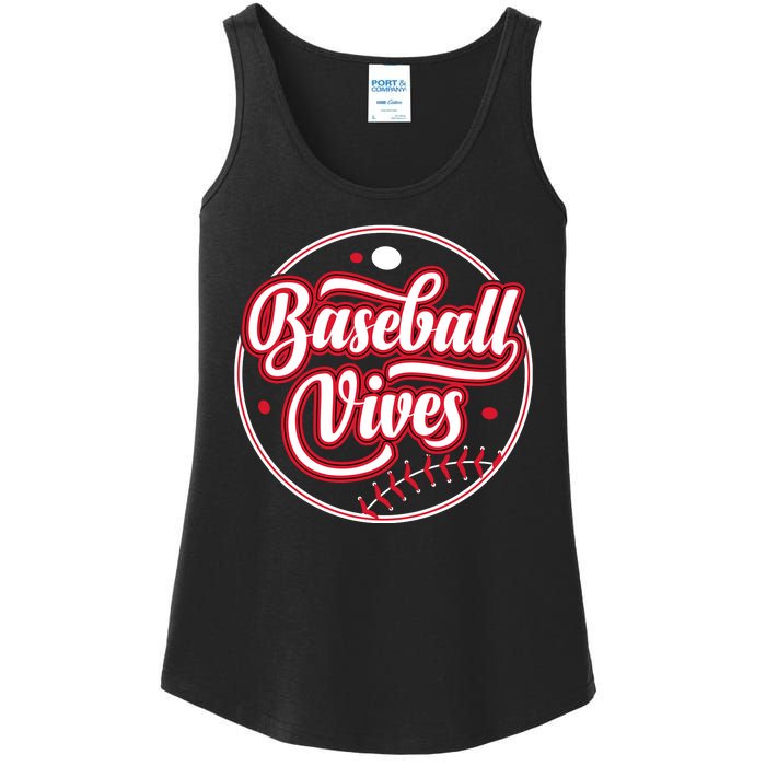 Baseballl Vives Funny Baseball Game Ladies Essential Tank