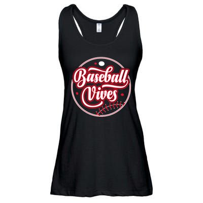 Baseballl Vives Funny Baseball Game Ladies Essential Flowy Tank