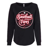 Baseballl Vives Funny Baseball Game Womens California Wash Sweatshirt