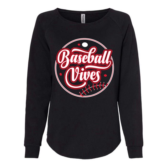 Baseballl Vives Funny Baseball Game Womens California Wash Sweatshirt