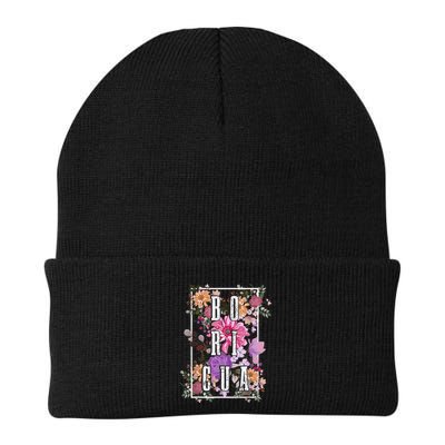 Boricua Vintage Floral Boriken Puerto Rico Rican Pride Beanie